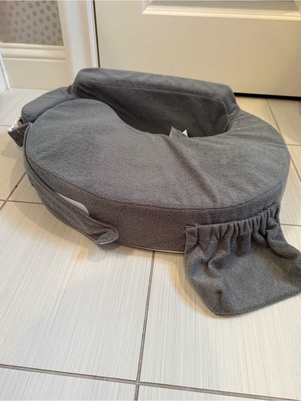 My Brest Friend Nursing Pillow Gray Breastfeeding Support Pillow